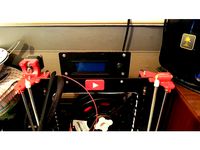 Prusa i3 Pro B - Top brace V2 and Filter guide  by Davidlewtas