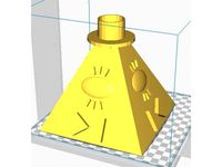 Bill Cipher Gravity Fall Vase by Kennyawesome