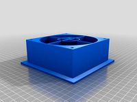 Window mount for 120mm Fan (for 3D ABS fume extraction) by bazza_light
