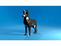 Low Poly German Shepherd Dog by TMinus0