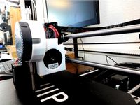 Dial Gauge Mount extruder motor MP Maker Select v2  by cmdctrl