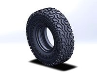 1.9 Tire 110mm by Vasek_3Dmodel