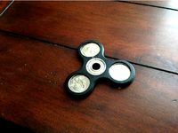 Captured Quarter Fidget Spinner by u04601