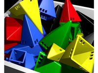 Looney Pyramids / Icehouse pieces by ransoing