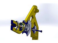 Front spool holder for Prusa i3 MK2 by Rolumix