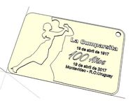 The Cumparsita Keychain by facacabemer