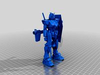 Gundam (printable-mostly watertight) by iamgeekusa