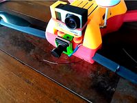 T4 Quadcopter fpv camera mount by moose4621