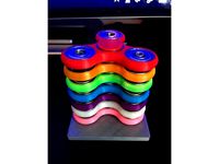 Tri Fidget Spinner Holder by the3dprintzone