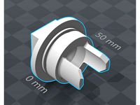 Bosch MUM5 Kitchen Machine meat grinder adapter by mcadcam