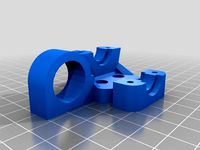 Tronxy X3 J-Head E3D Holder with 18mm Proximity Sensor by MoonPrint