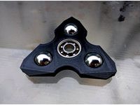 Tri Fidget Spinner with steel ball counterweights by jday01