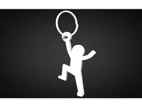 Thin man key chain by Migano