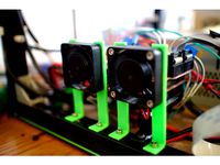 Simple 40mm Fan Bracket by Rootech3D