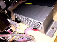 Mains cover for psu with fan by Maxdarkdog
