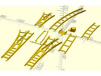 my toy train track by bondikene