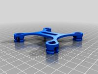 Micro Drone Racer Frame (v6) by sleeklab