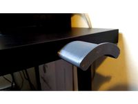 Desk Mounted Headphone Holder by DesignByWilliamHenry