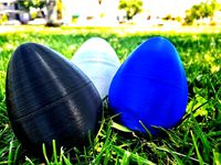 Easter Egg (Hollow Center - Pressure Fit) by LetsPrintIt
