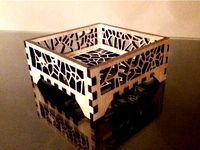 Voronoi Coaster Holder / Open Box by scorch