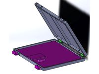Lulzbot Mini bed case by juholga