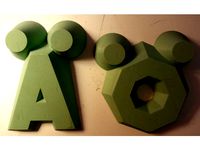 Alphabet Sand Molds Ä and Ö by juholga