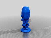 Horga'hn Idol from Star Trek. Composite for Tall Printers by TimStough