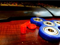 Textured Concave Fidget Cap Double Threaded Axle by turrboenvy