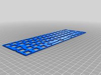 Keyboard plate for GH60 / Satan / 60% by MaxWinterstein