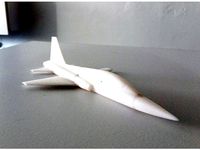 Easy to print T-38 Talon aircraft scale model (esc: 1/64) by guaro3d