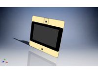 Raspberry Pi3 Case with touch screen and web cam by lookabass