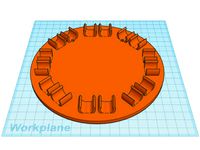 Drum Stick Holder/Display Round by PaintX