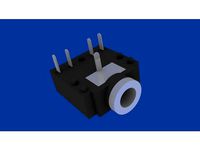 3.5mm (1/8 inch) Stereo Headphone Jack PCB Mount by BitMerge6502