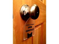 Cat door hanger by ThatSlacker