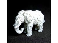 Voxel Elephant V2 by PJ_