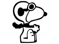 Snoopy Fridge Magnet by wslab