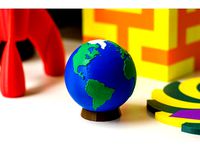 Multi-Color World with Stand by MosaicManufacturing