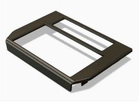 Firebird 85-92 double DIN radio bezel - analog by cehbra
