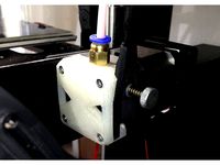 Raise3D - Bondtech - Improved extruder lid with support for M6 push-in fitting by FlexRC