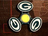 Greenbay Packers Fidget Spinner - Wingnut2k by wingnut2k
