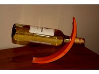 Curved Balancing Wine Holder by gmelenka