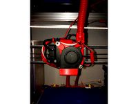 40x20 fan mount and ducts with wire management by Thomllama