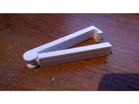 Bag clip, customizable (parametric), based on MasterFX's work by WRonX