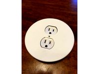 round outlet cover plate by tuxcat