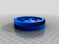 Customizable (parametric) gear (regular / helix / double helix / herringbone) by WRonX