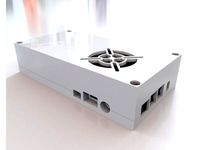 Raspberry Pi + AC PSU Case/Enclosure - Meanwell RS-50 Series version by AS_Motion_Lab