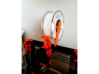 Filament Guide and Improved Spool Holders for Original Prusa i3 MK2(S) by fornellas