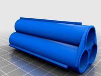 Two Shot Nerf Sledgefire Shell (V1) by xcnerd88