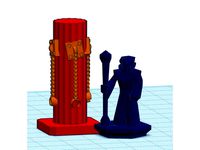 Torture Room - Chained Pillar (for 28mm RPG gaming) by jpacek