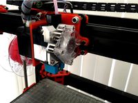 E3D Titan Aero carriage for D-Bot by alexmx